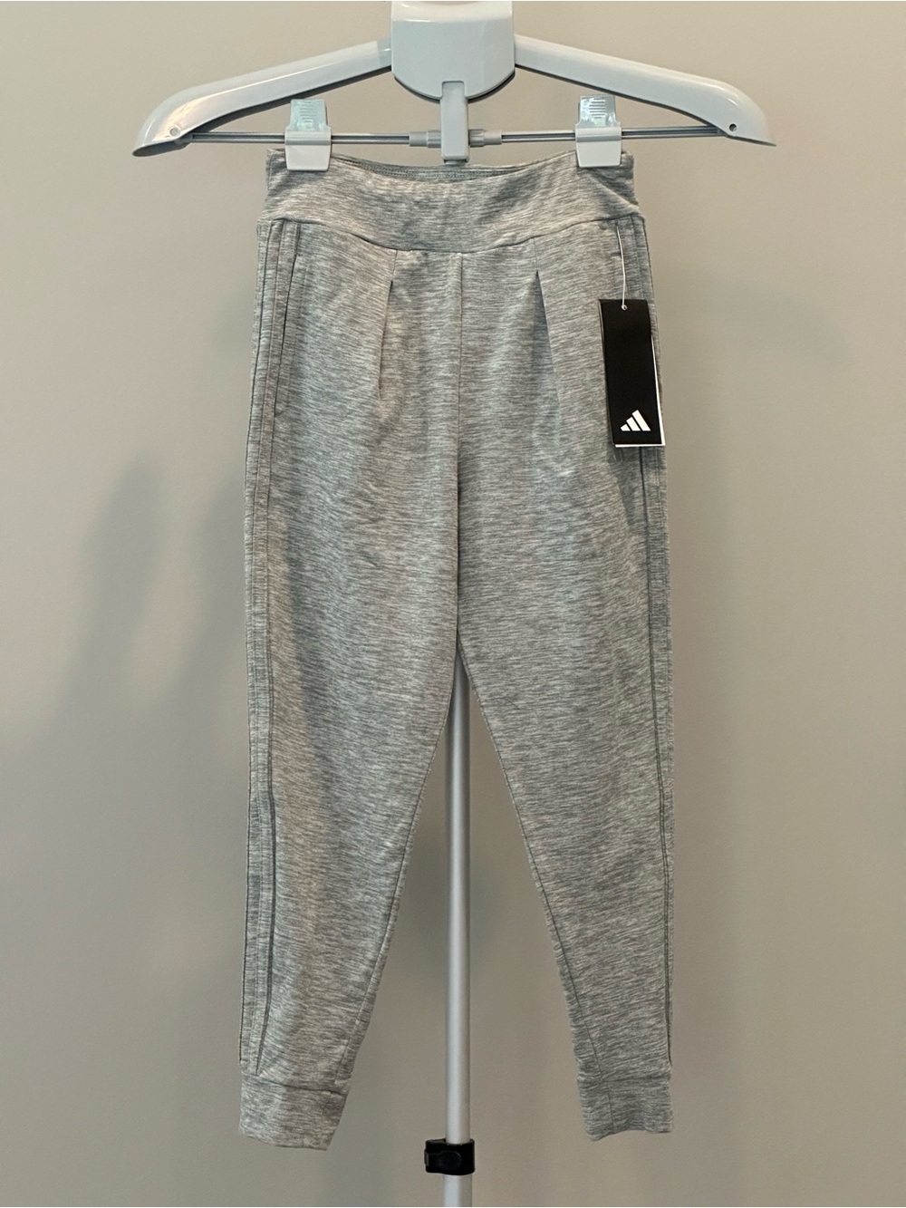 adidas Kids Gray Heather Jogger Pants